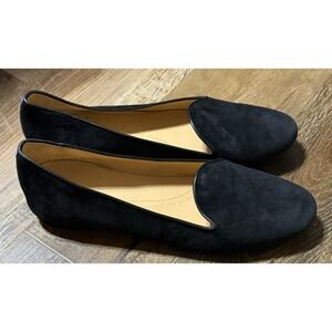 Womens CHATELLES Black Suede Ballet Flats Sz. 43 Slip On Sz 12